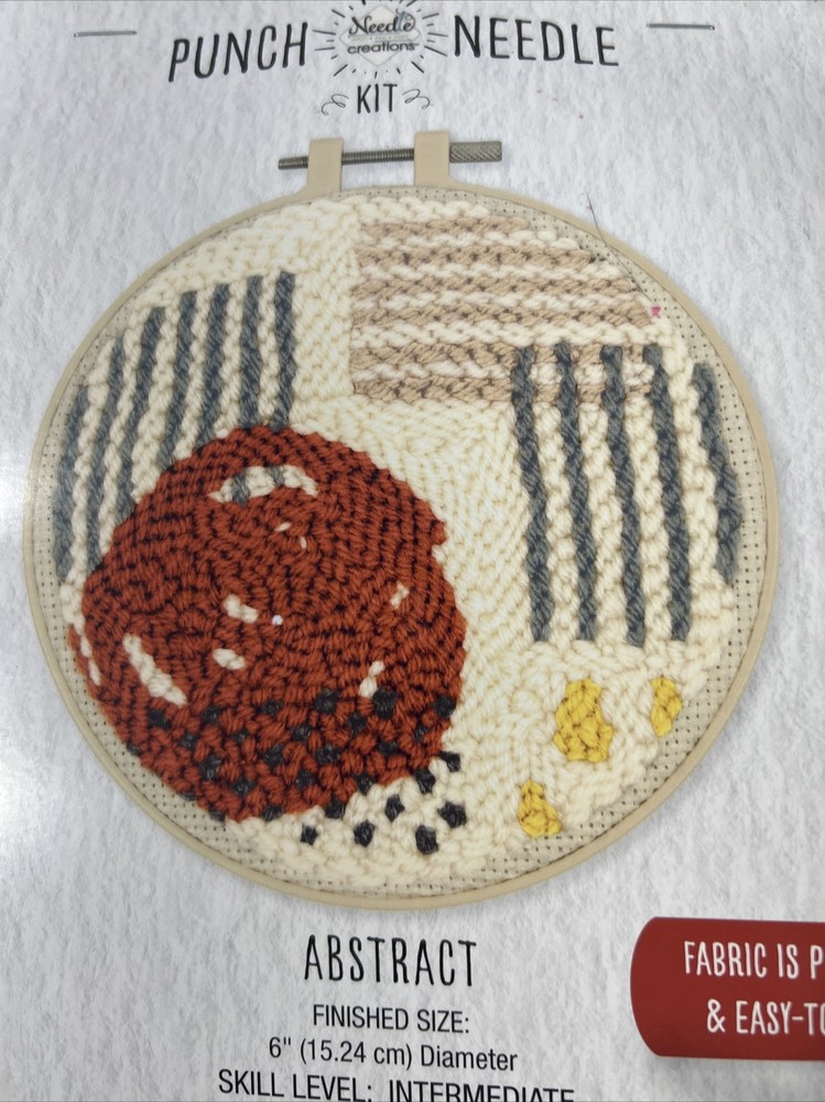 Needle Creations Punch Needle Kit Abstract Skill Level Intermediate New