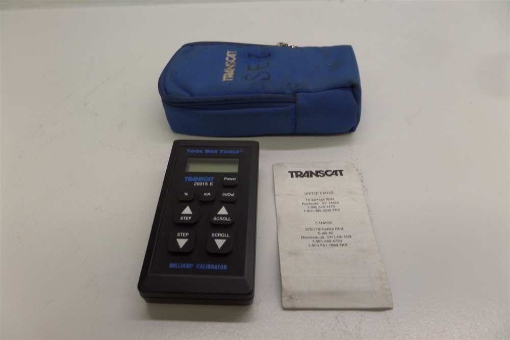 Tool Box Tools Transcat 20015 E Milliamp Calibrator