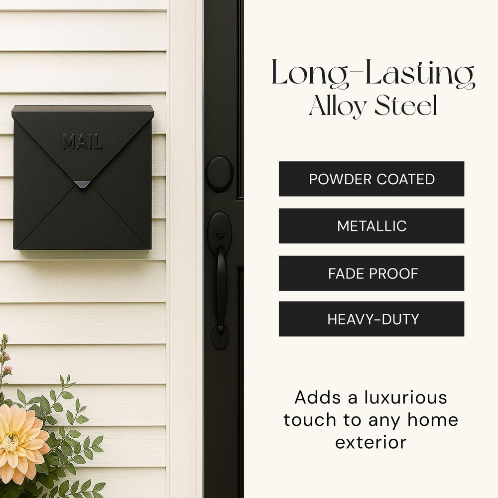 Chicago Extra Large Mailbox, Rust Resistant Large Mailboxes for Outside Wall ...