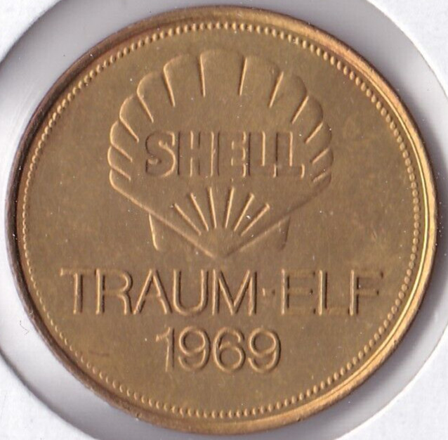 Gerhard Muller Traum-Elf 1969 Shell Token