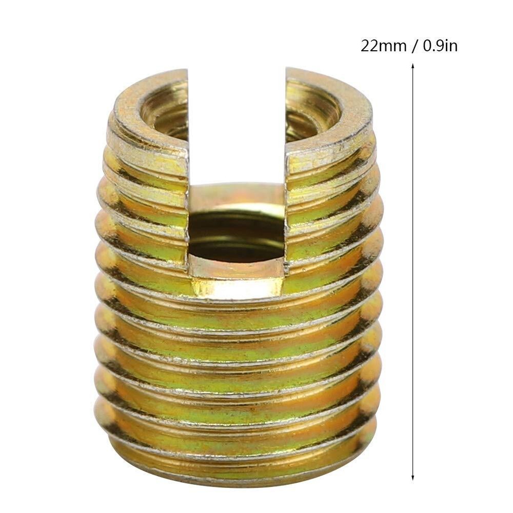 20Pcs Self-Tapping Thread Inserts Carbon Steel Thread Repair Inserts Accessor...