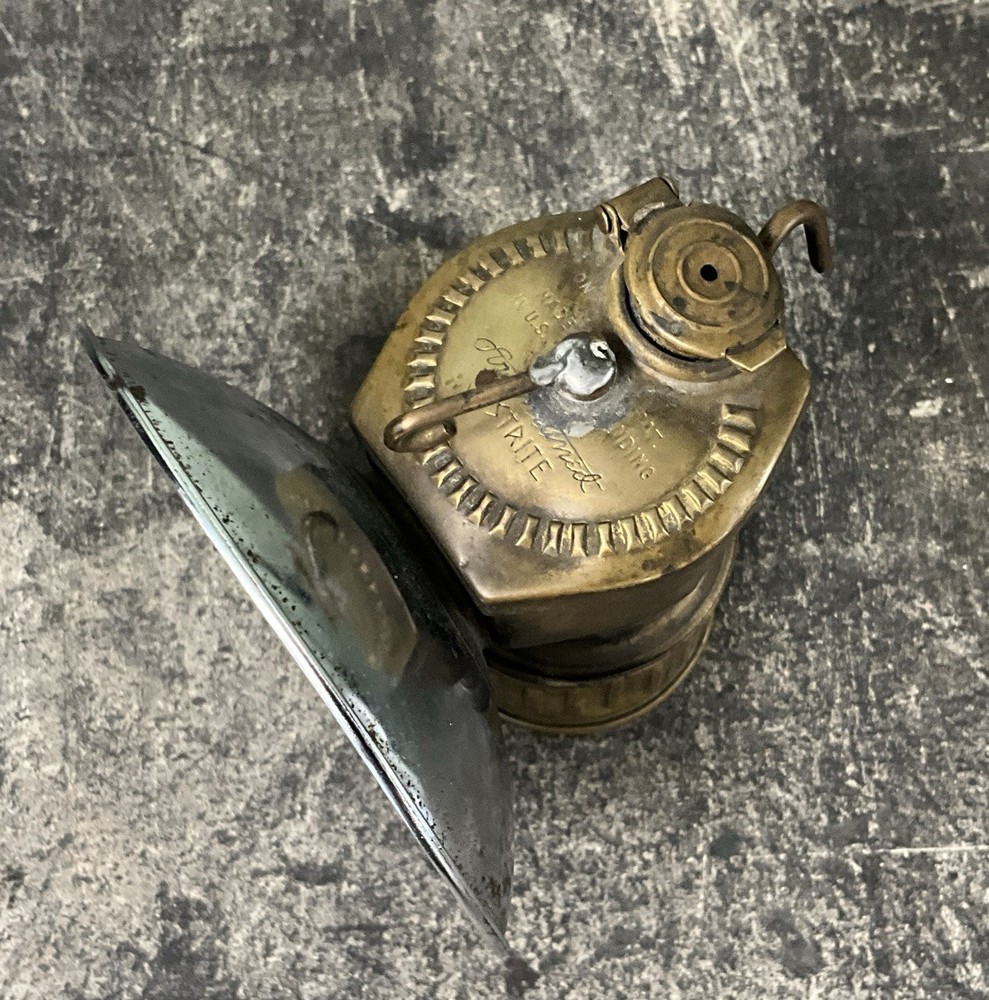 Justrite Carbide Miner’s Lamp