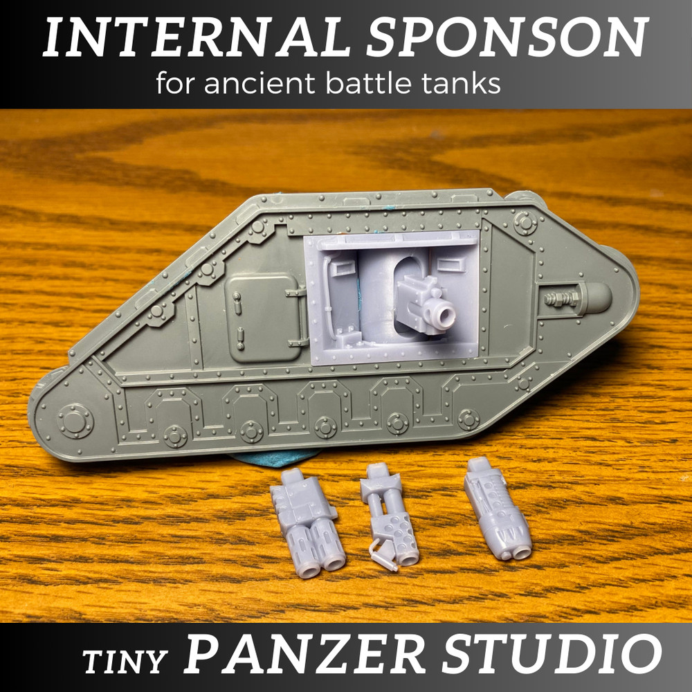 Internal Sponson Kit compatable with Imperial Battle Tank Magnet
