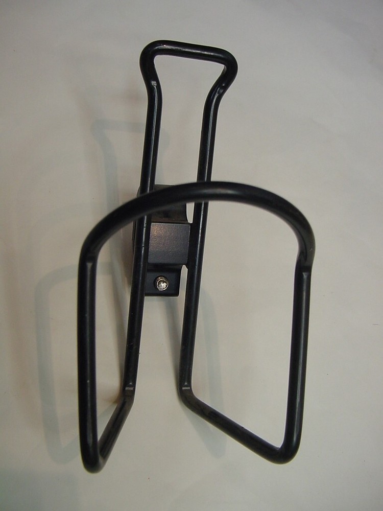 NEW - BLACK CLAMP ON WATER BOTTLE RACK CAGE