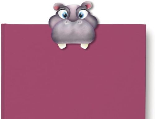 Teeth-Marks Bookmarks-Hippo 69033
