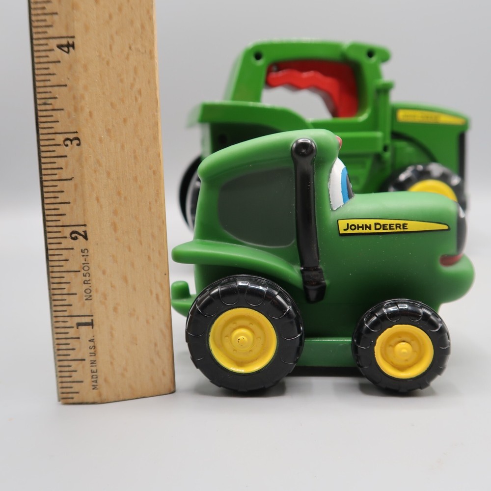 John Deere Tractor Flashlight w Engine Sounds Light & Mini Rubber Vehicle
