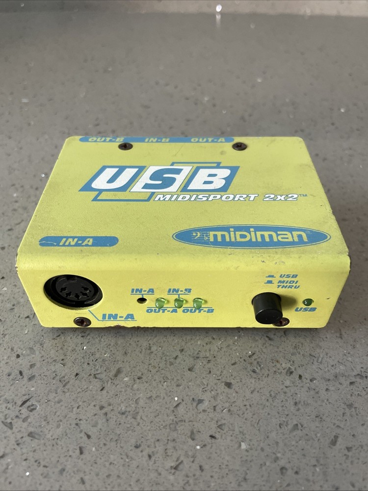 Midiman Midisport 2x2 USB MIDI Interface For Windows & Mac PARTS ONLY
