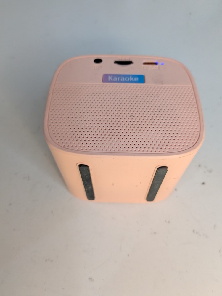 Pink Portable Karaoke System Speaker Only