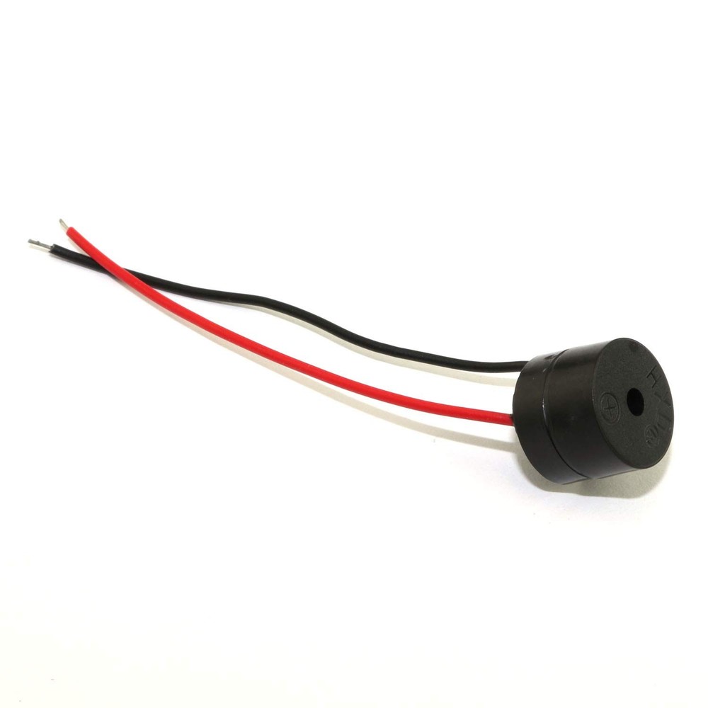 RuiLing 5pcs DC 12V Wired Active Electronic Buzzer Electromagnetic Type Black