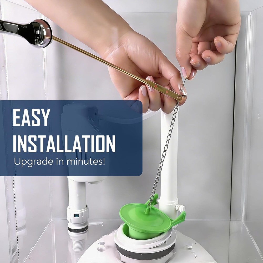 Water Saving Toilet Flush Valve Fits Most Toilets Consistent Flush Performance