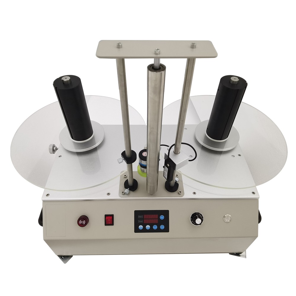 Adjustable Label Rewinder Machine Auto Counter 350 110V for PVC Label Processing
