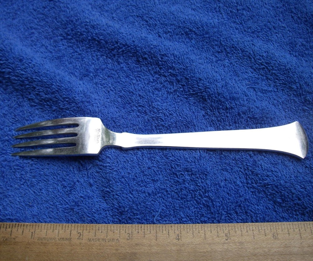 HANS HANSEN Denmark Sterling KOLDRING Pattern TABLE FORK-7 Inches-No Mono