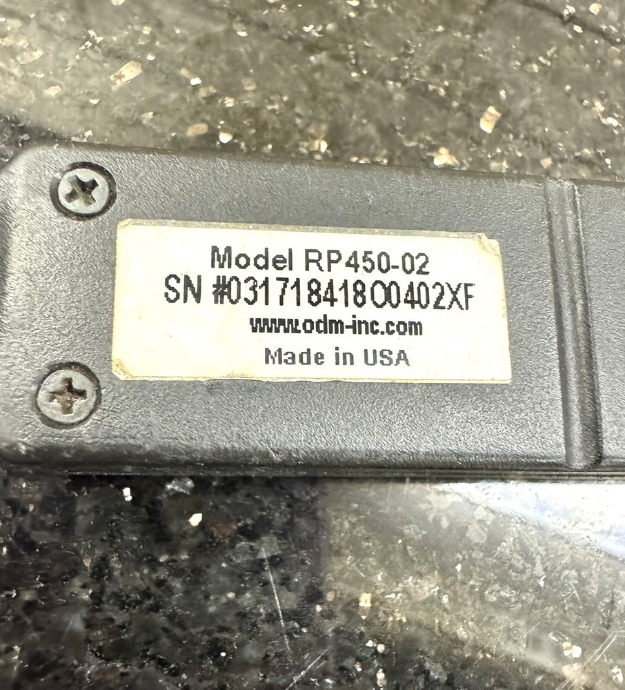ODM Rp450 Optical Power Meter Works