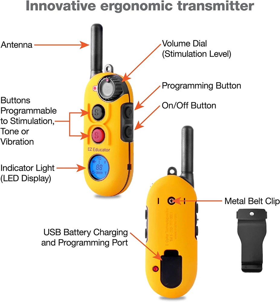 Educator E-Collar Technologies Transmitter for EZ-900 / EZ-902 Series ONLY