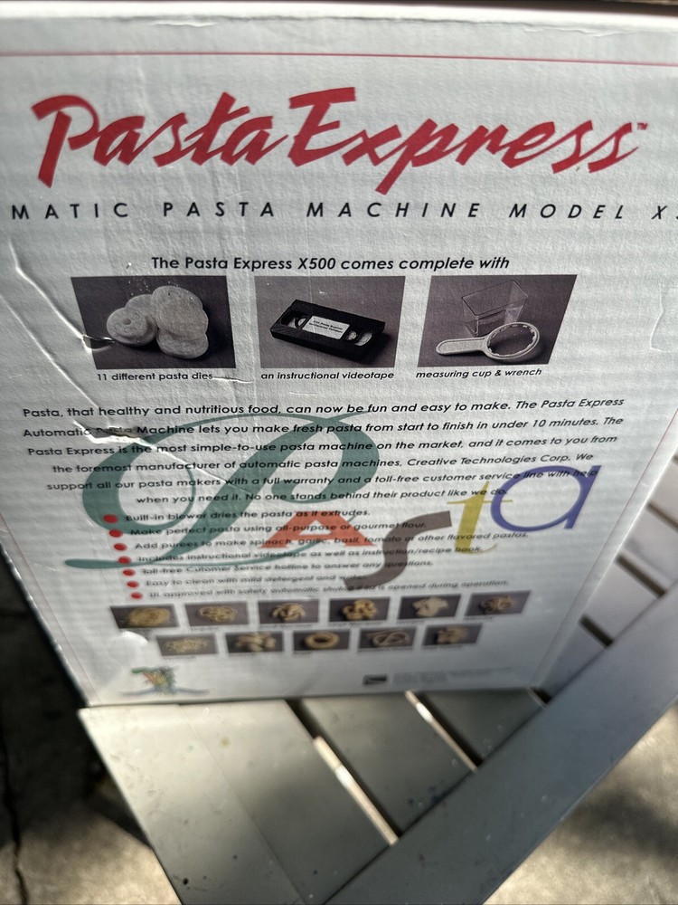 NEW Creative Pasta Express Automatic Pasta Maker Model X500