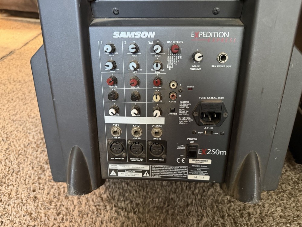 Samson Expedition Express EX250m Portable PA System