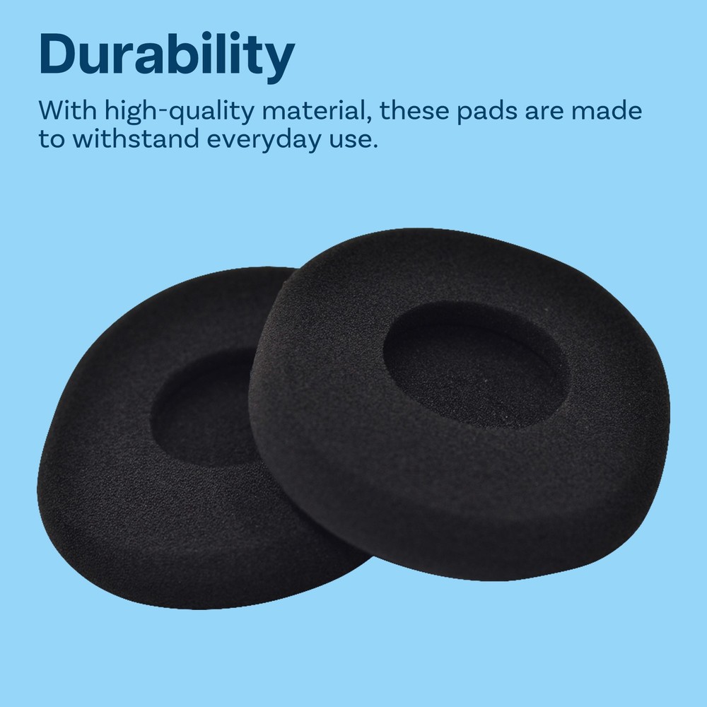 Replacement Ear Pads for Logitech H800 - Black