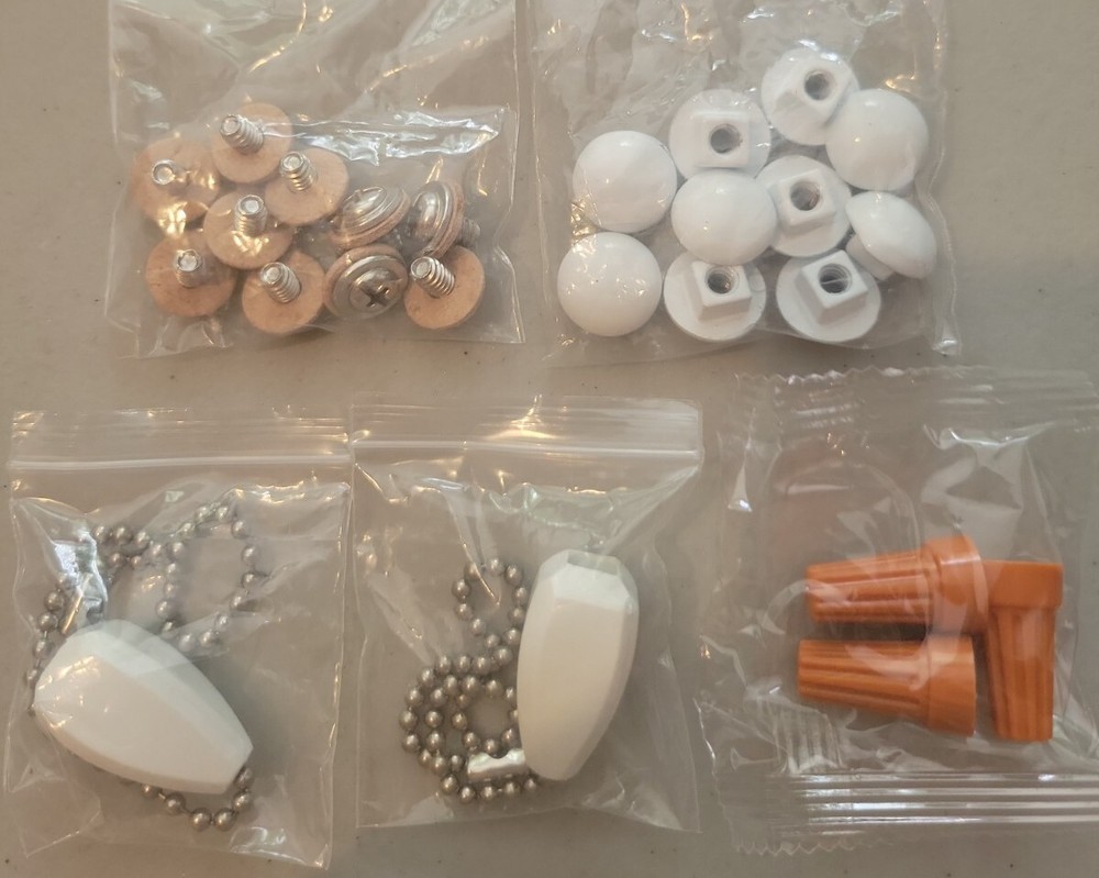 Hardware Packet for HDC Carrington 60" White Ceiling Fan