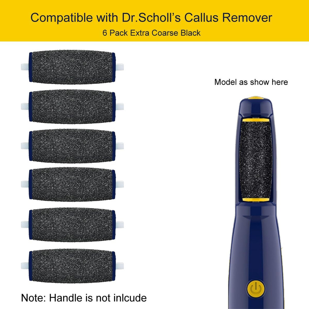Roller Compatible with Dr. Scholl'S Remover Electronic Foot File-Extra Coarse...
