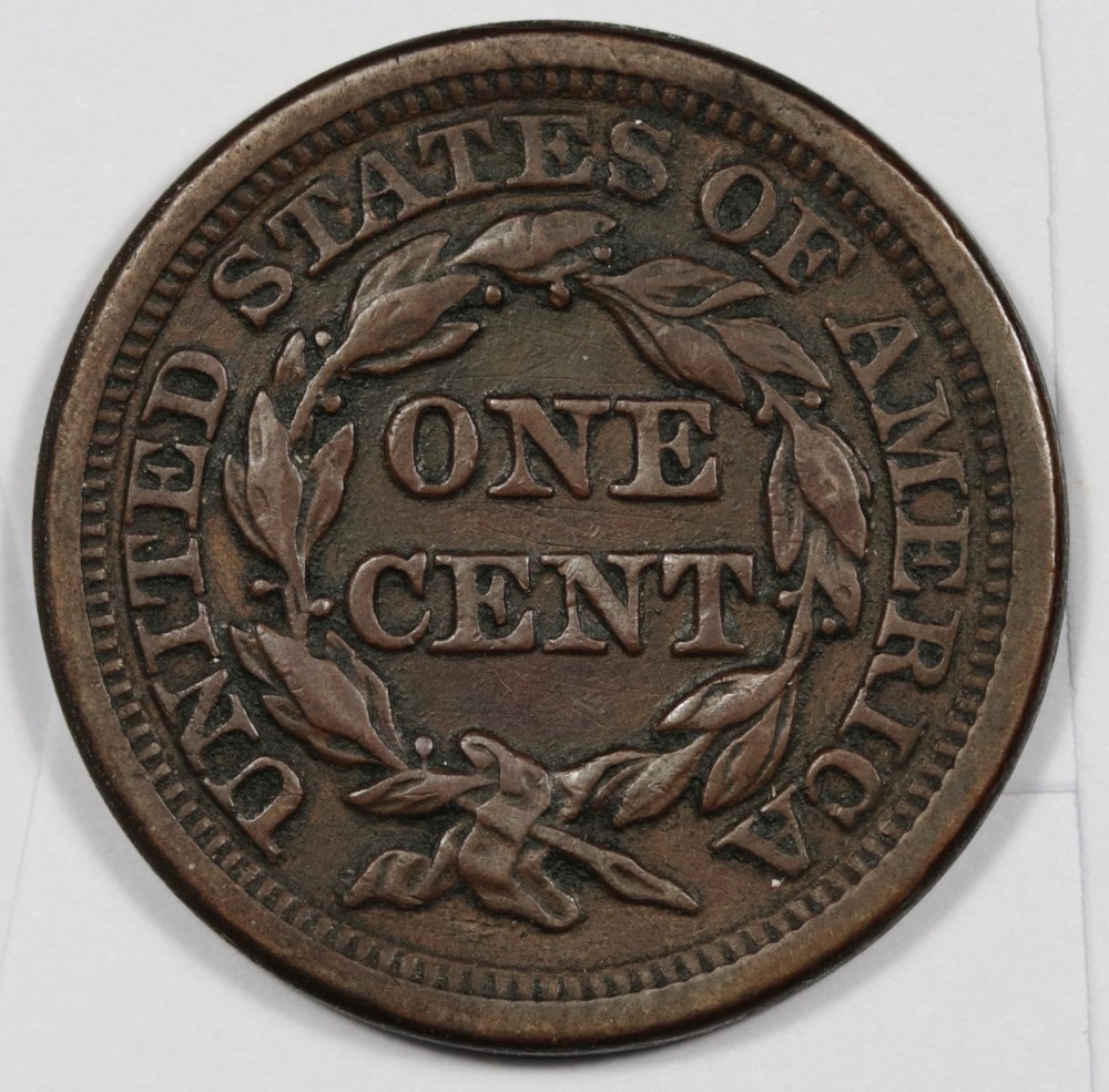 1856 Large Cent. XF. 208989