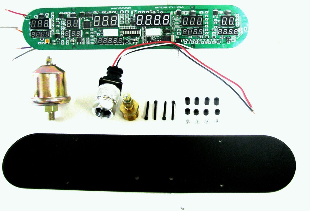 WHITE INTELLITRONIX Digital 6 gauge LED panel!!!