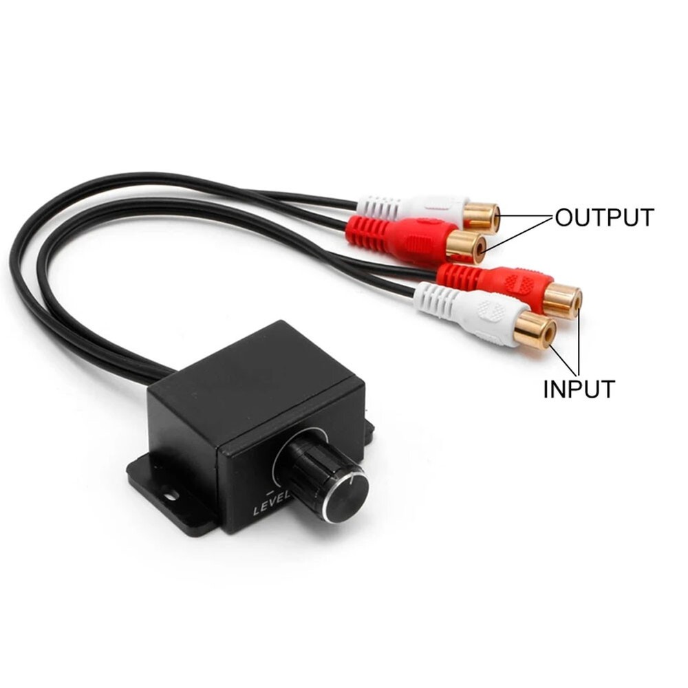 Car Remote Amplifier Level Controller Bass Knob Volume Control Cable Universal