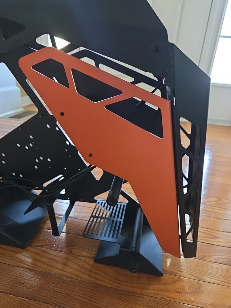 Cougar Conquer ATX Mid Tower Gaming Case - Orange - Rare