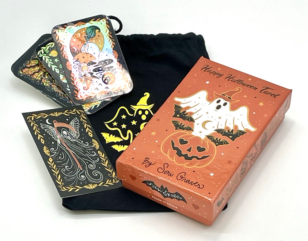 Happy Halloween Tarot Deck Soni Graves Authentic Kickstarter Edition Pristine