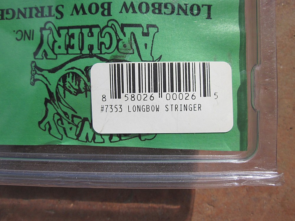 Selway Traditional LONGBOW Stringer NEW SEALED