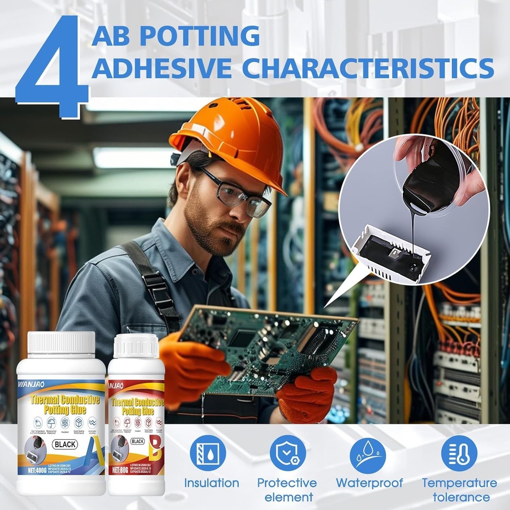 Potting Compound Epoxy Thermal Adhesive Waterproof Sealant Electronics