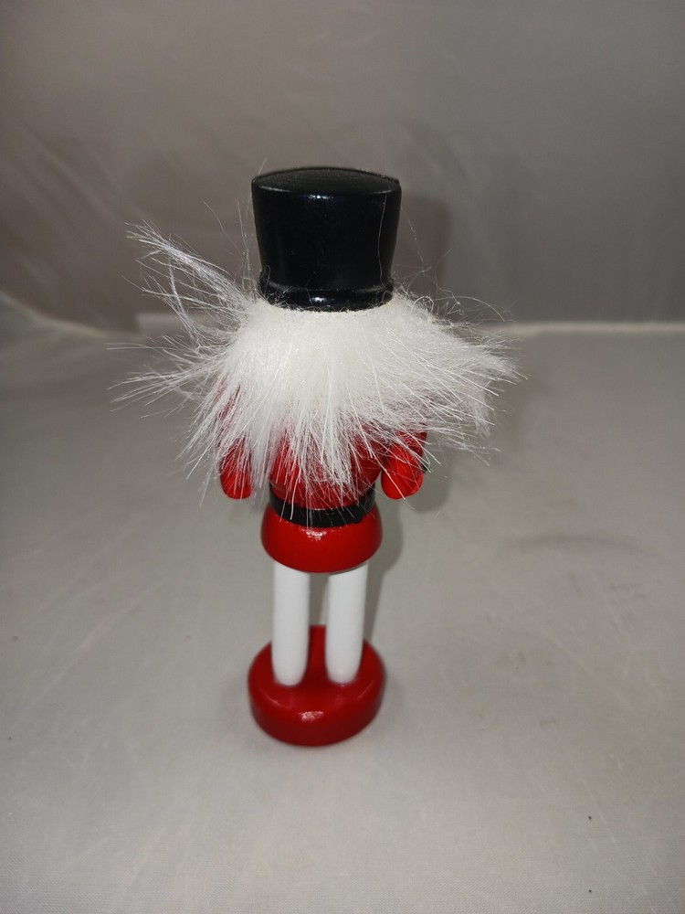 4.5 Inch Nutcracker Card Holder -- Red