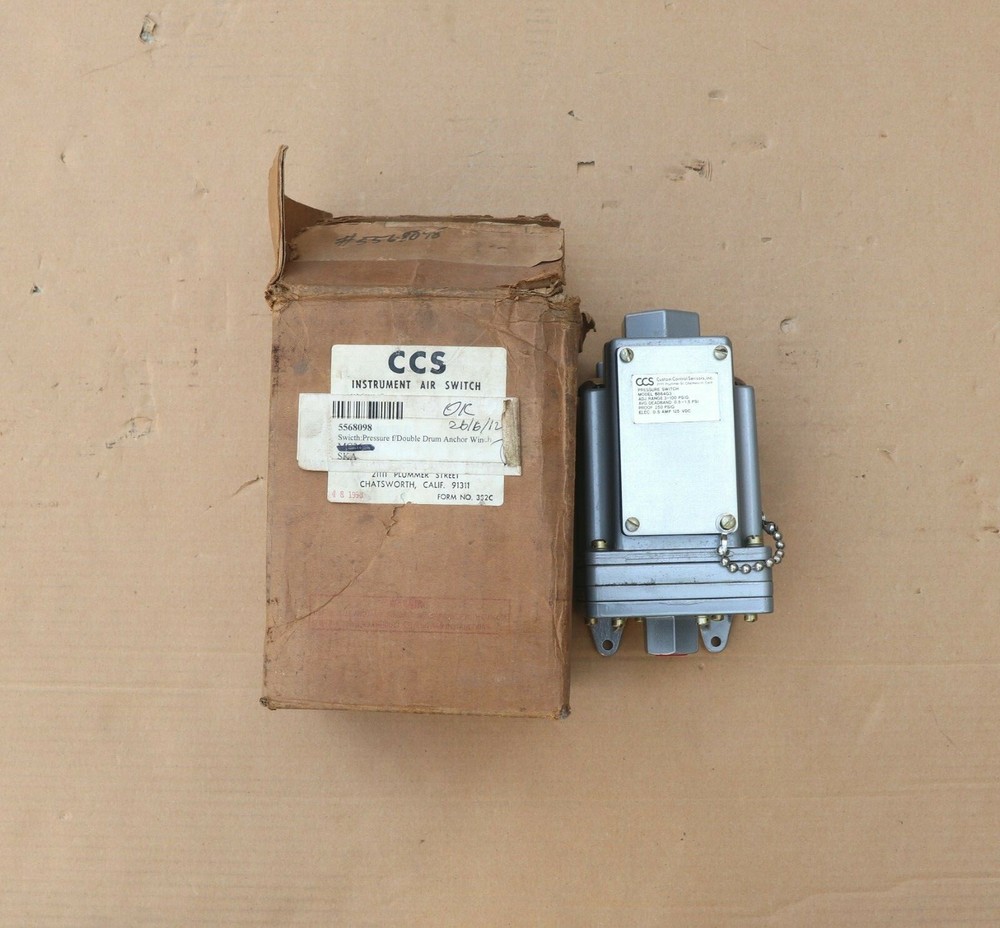 CCS CUSTOM CONTROL SENSORS 6864G3 PRESSURE SWITCH
