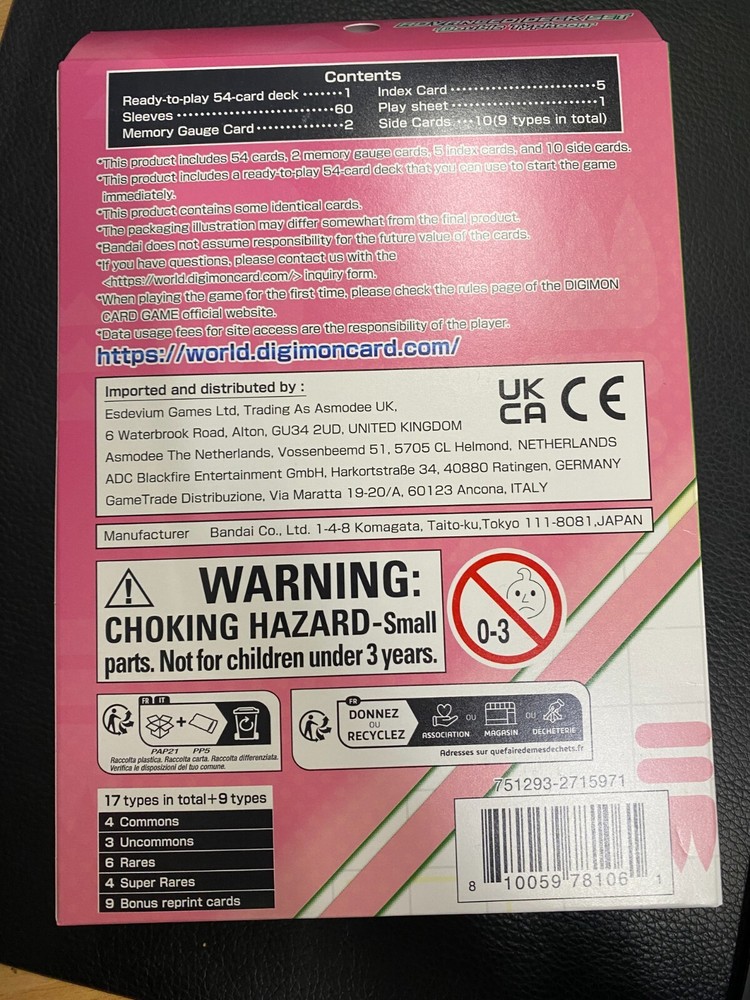 Double Typhoon Advanced Deck Set (Digimon Card Game) SEALED/NEW