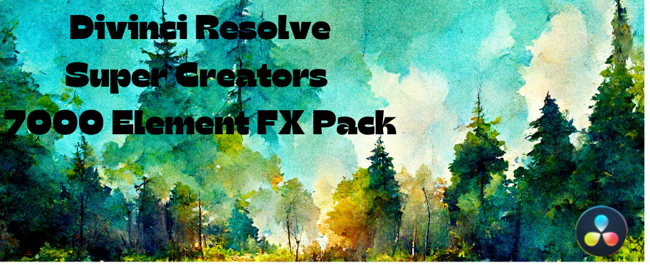 Davinci Resolve Super Creators Pack 7000 Elements