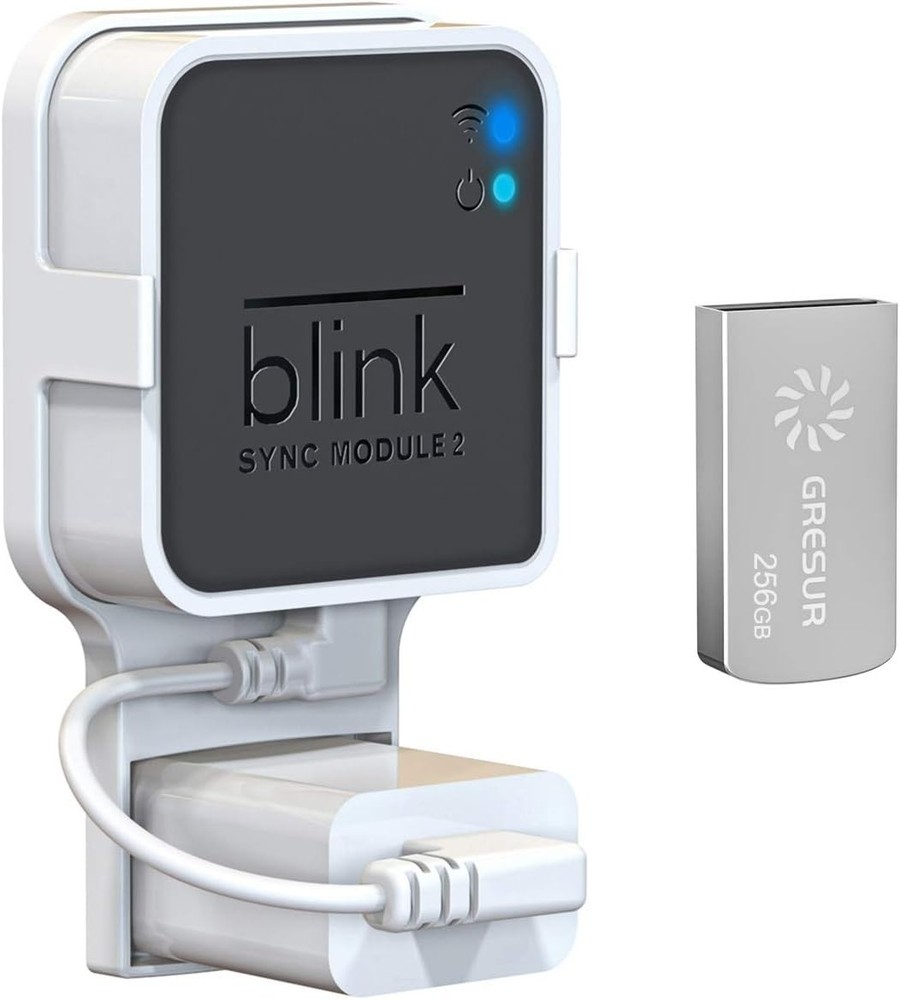 Secure & Lightweight 256GB USB Flash Drive with Easy Blink Sync Module Mount