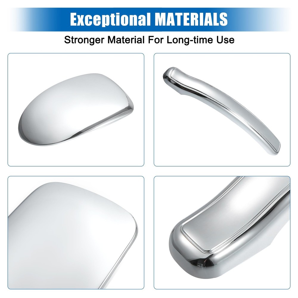 X AUTOHAUX Automotive Exterior Door Handle Covers Rearview Mirror Cover Compa...