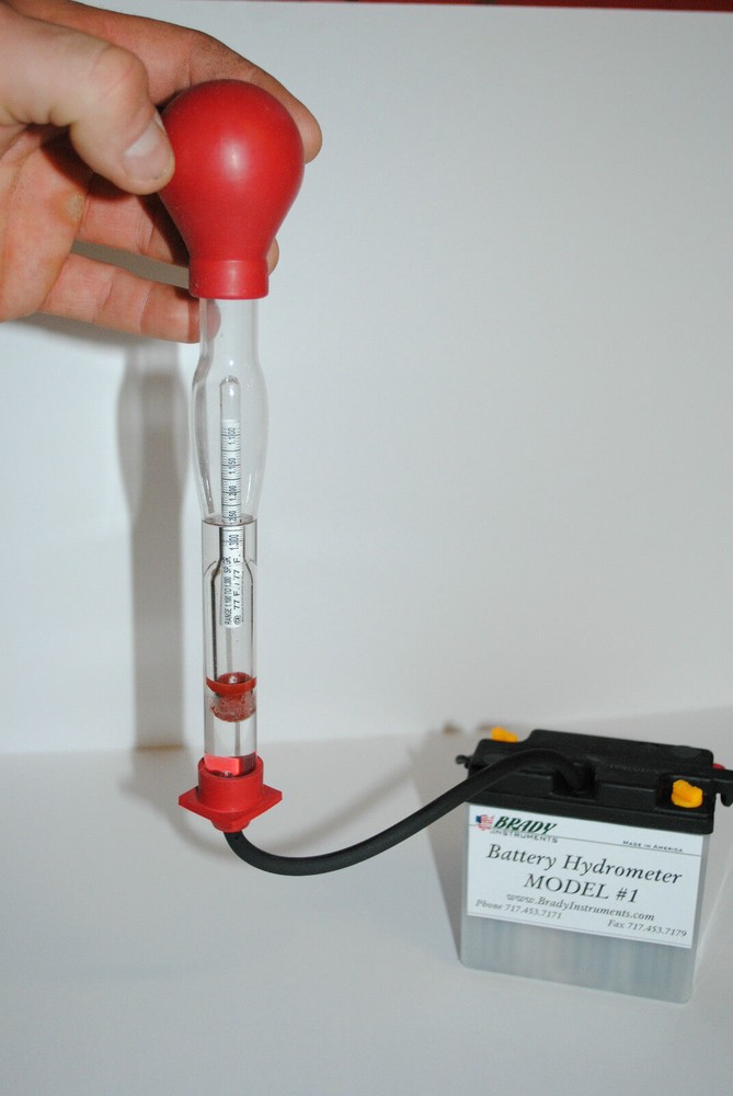 Deluxe 1 Professional Battery Hydrometer Set EXTRA FLOAT