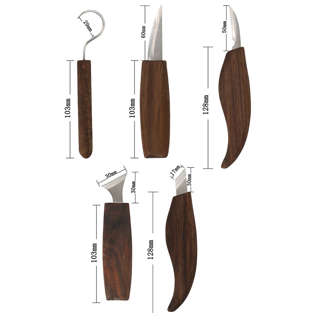 10 Piece Wood Carving Tools Hand Chisel Tool Set Professional Woodworking Gouges