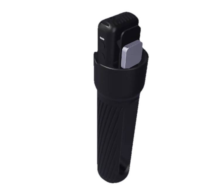 DJI WIRELESS MIC Interview Handle, Portable Handled Microphone Adapter