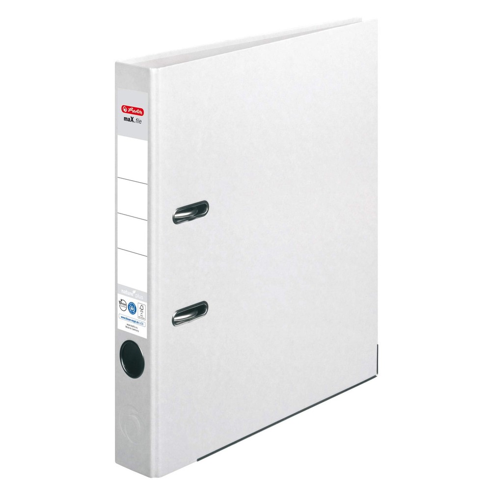 Ordner A4 maX. File Nature Plus 5 cm White