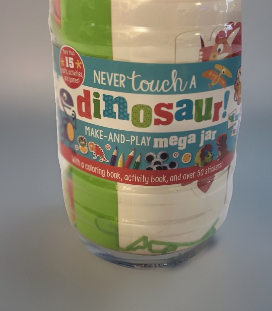 Never Touch a Dinosaur Make-and-play Mega Jar