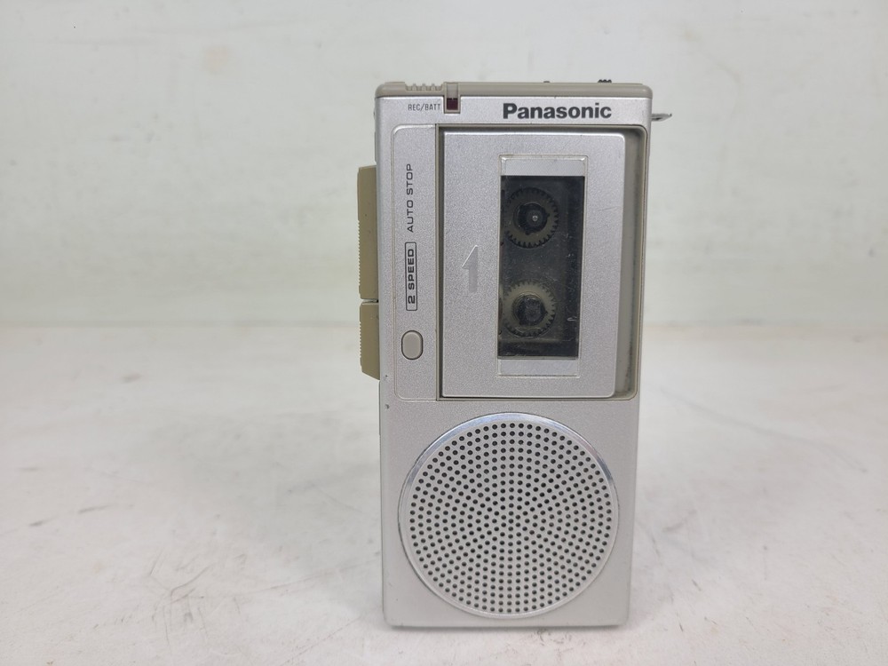 Vintage Panasonic Recorder Model No. RN-150 Microcassette Silver (TESTED)