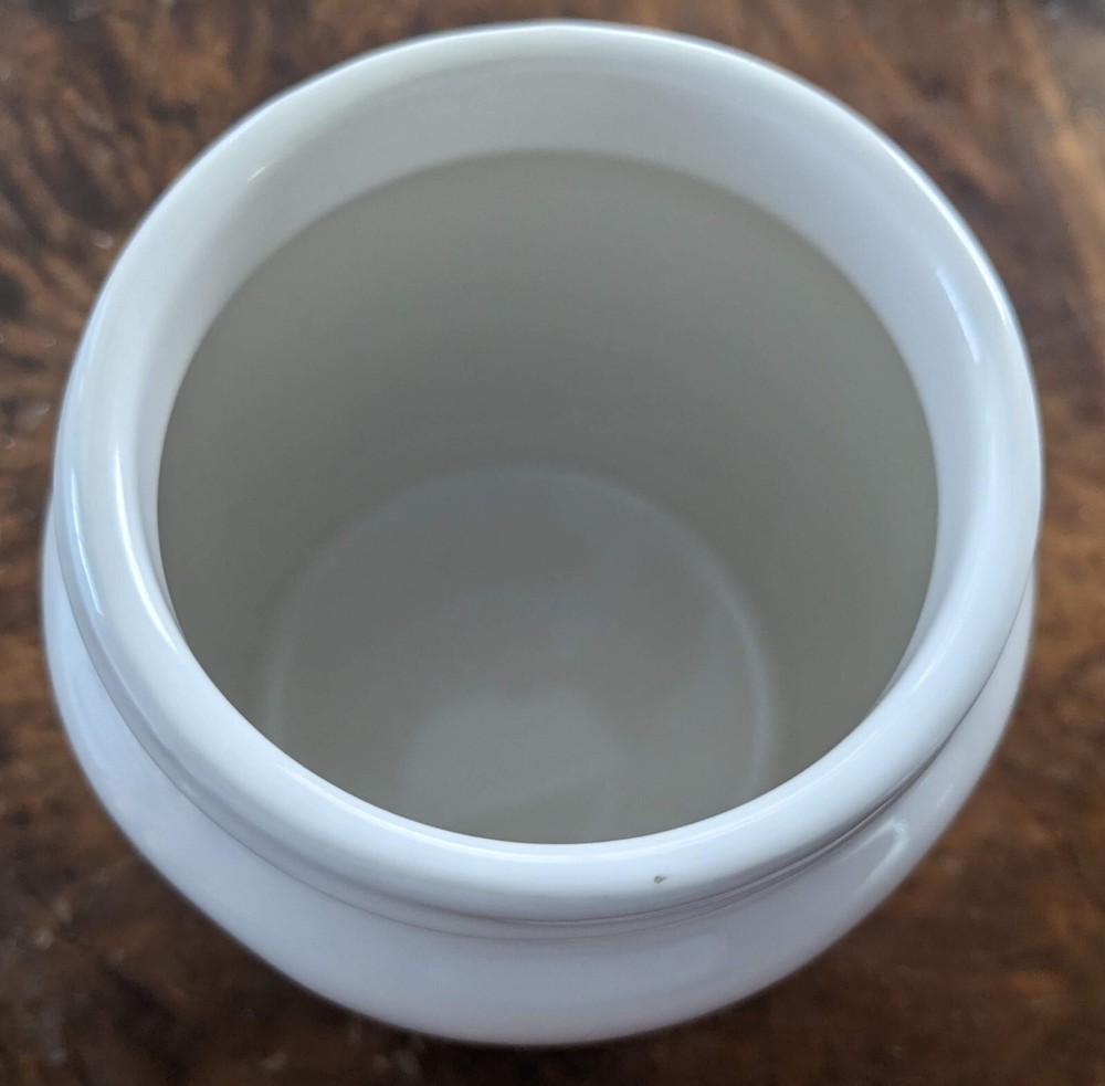 Rae Dunn SPOOKY Ghost Top Canister 8"