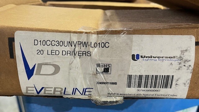Universal Everline D10CC30UNVPW-L Universal EVERLINE Programmable LED Driver - 3
