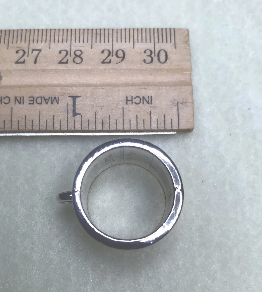 One Large Bail in Antique Silver tone Rhinestone￼ Design