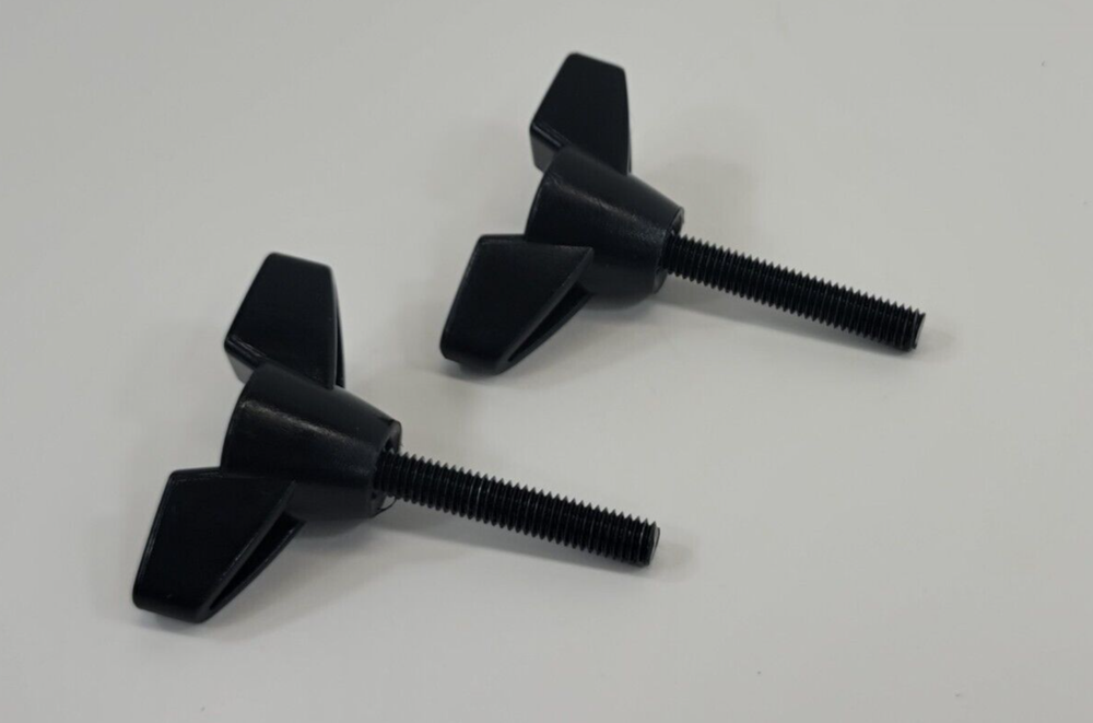 Alesis 6mm Butterfly Wing Nut -Black (2 pcs)