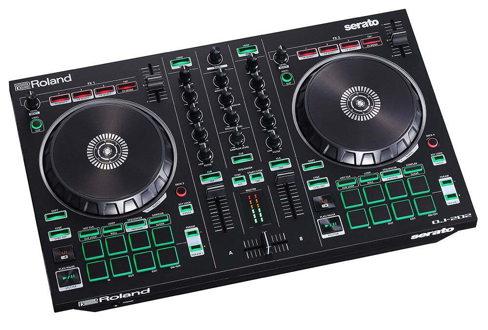 Roland DJ-202 DJ Controller with Serato DJ Pro