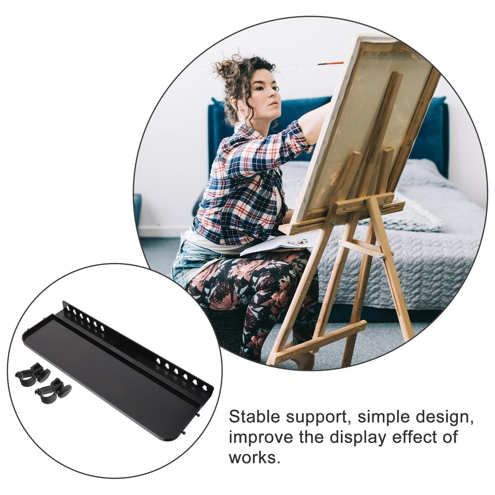 Plastic Detachable Easel Tray Shelf Replacement Sketch Rack Storage Removable...