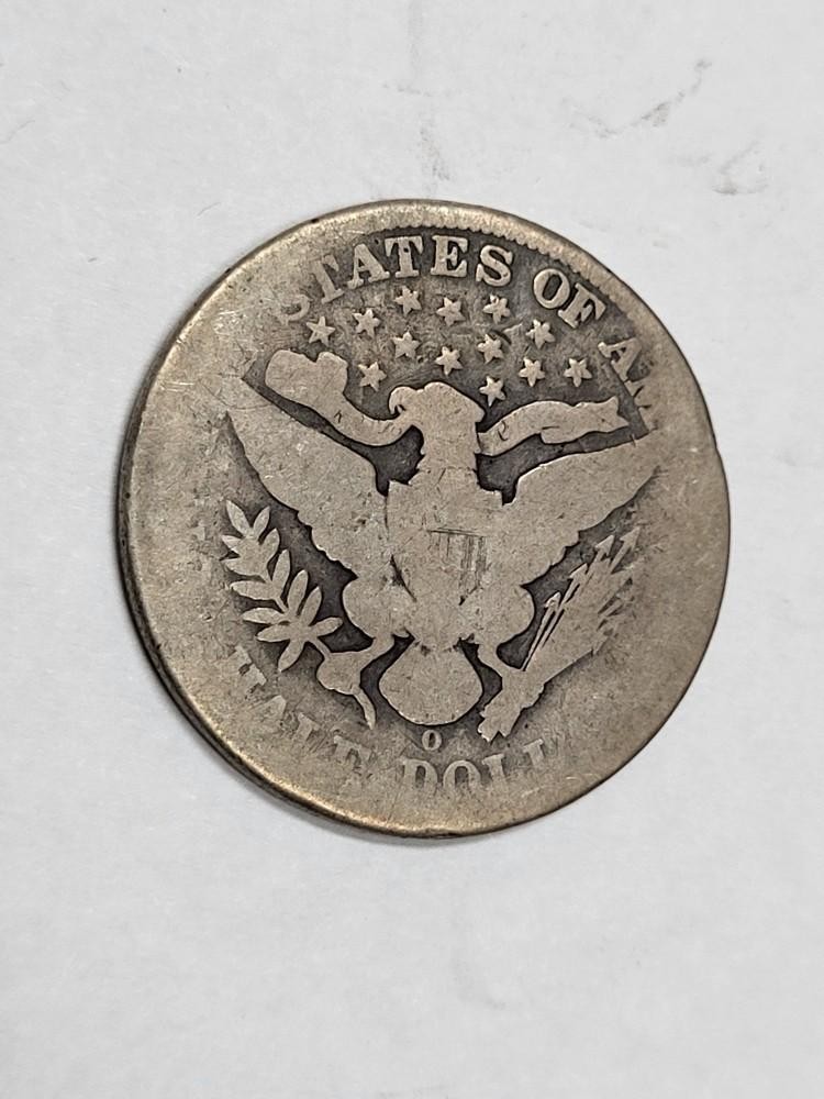 1898 O Barber Half Dollar