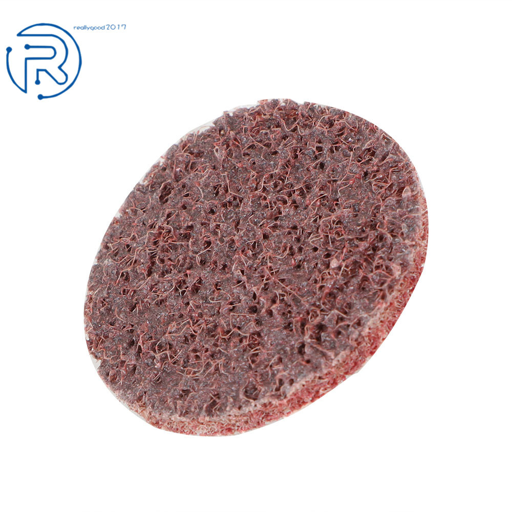 50Pcs 2Inch Medium Surface Conditioning Discs Roll Lock Grinder Sanding Pads